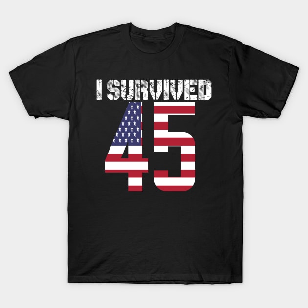 I survived 45 T-Shirt by Dexter